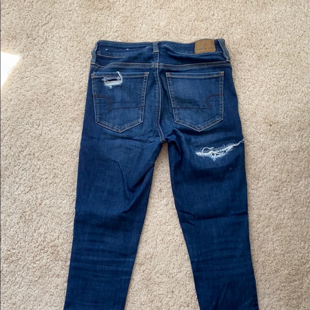 High Rise Distressed Jeggings - Picture 2 of 2